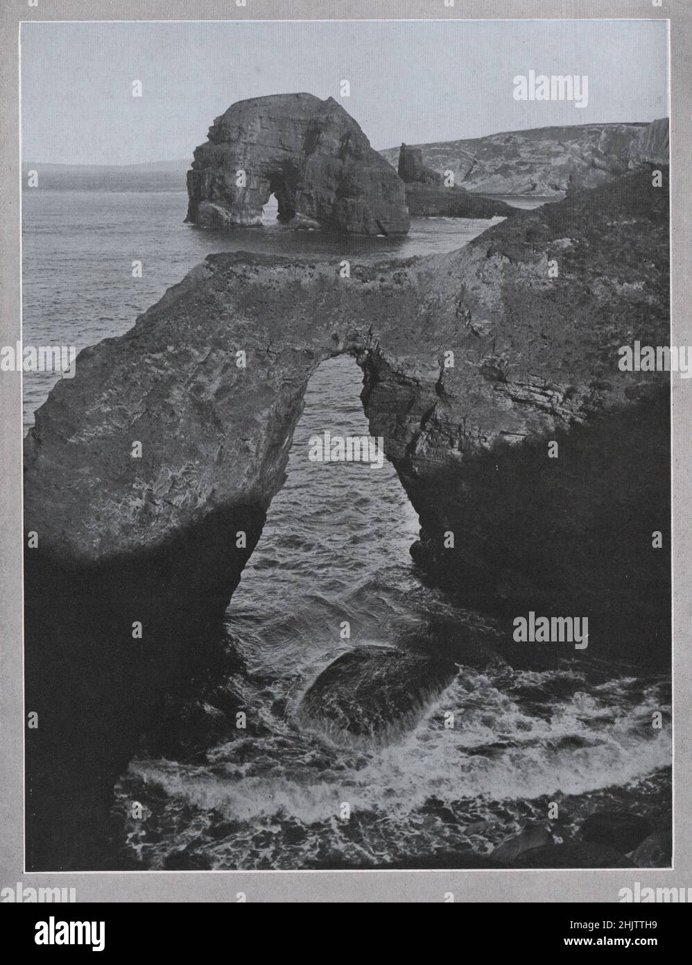 Virgin Rock, Ballybunion. Comté Kerry (1913) Banque D'Images