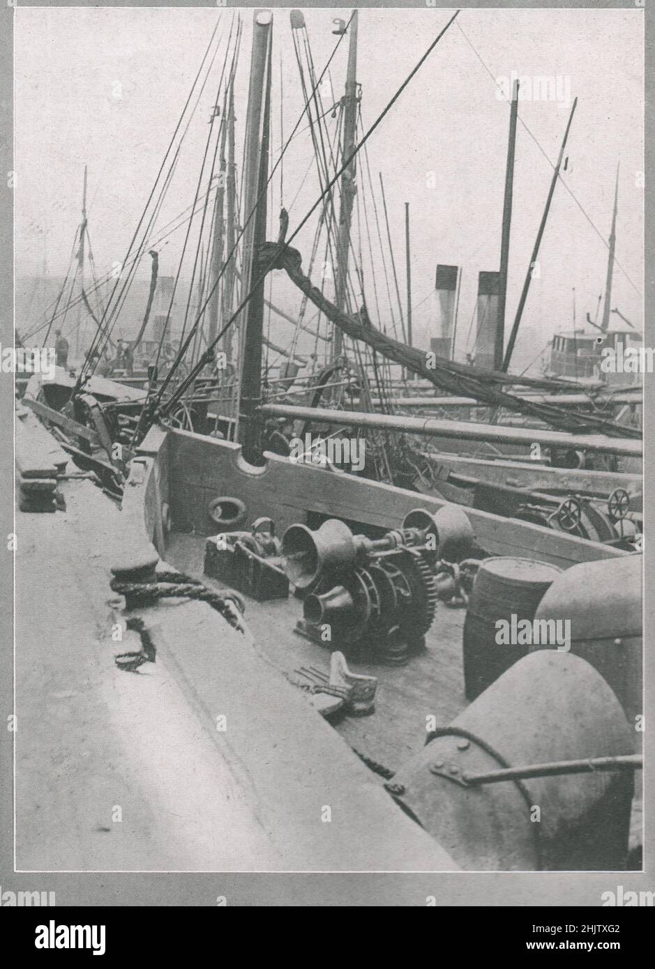 Grimsby Docks. Lincolnshire (1913) Banque D'Images