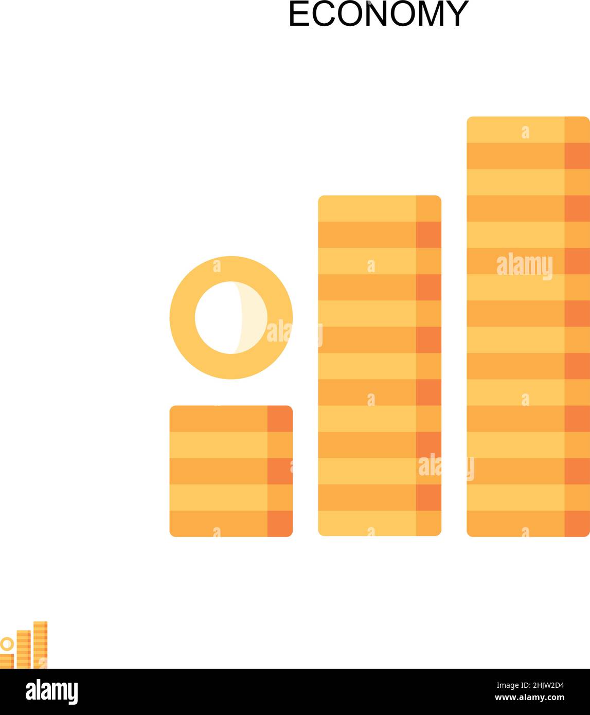 Icône vecteur simple économique.Modèle de conception de symbole d'illustration pour élément d'interface utilisateur Web mobile. Illustration de Vecteur