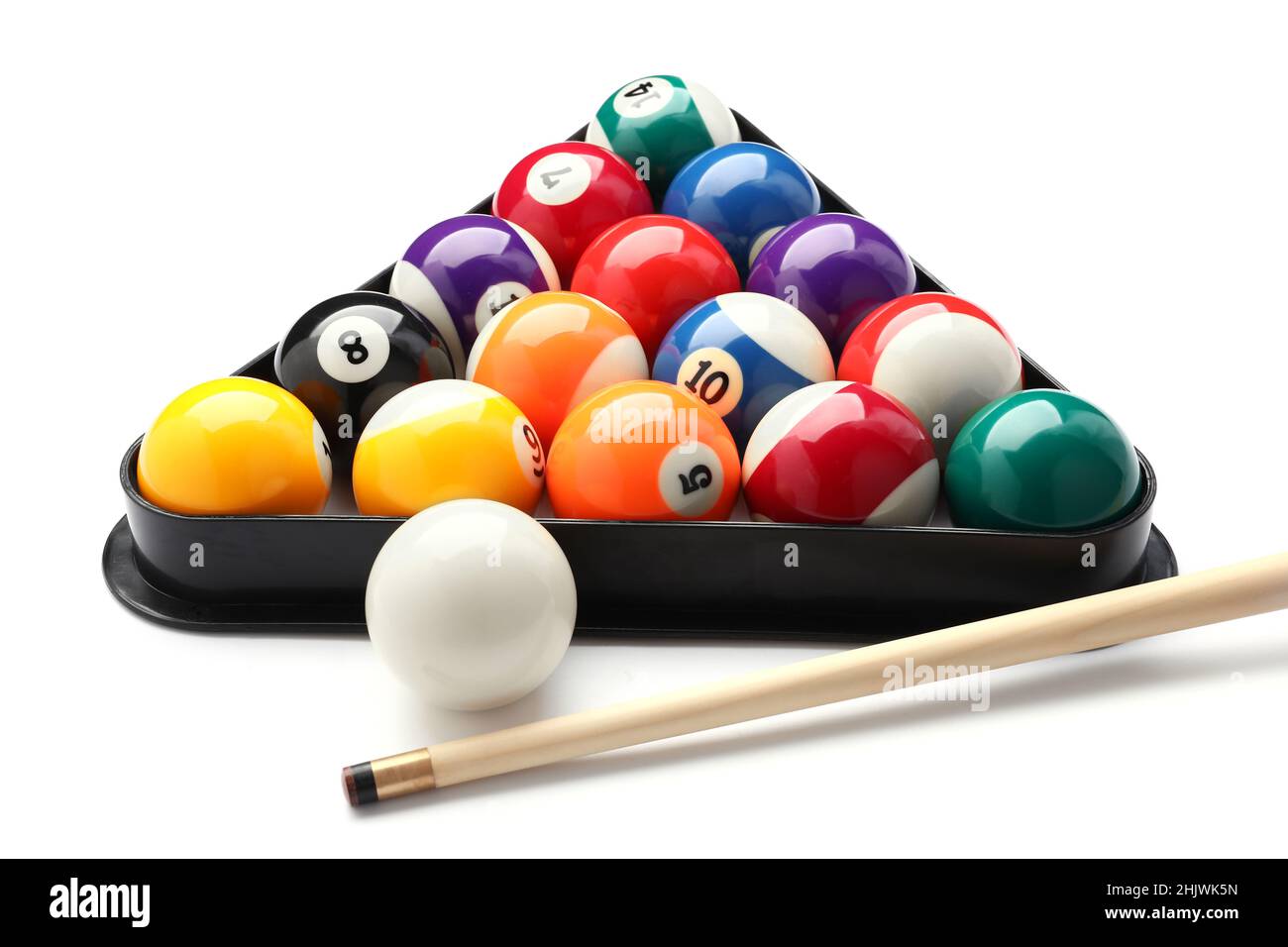 Fond Arrangement En Triangle De Boules De Billard Sur Nappe Verte Avec Des  Bâtons De Repère Photo Et Image en Téléchargement Gratuit - Pngtree