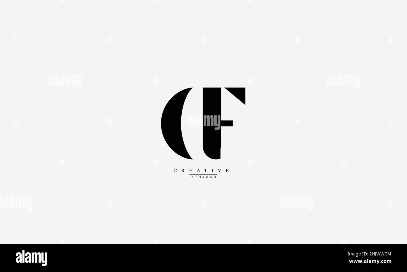 DF FD D F lettres alphabétiques initiales logo monogramme Illustration de Vecteur