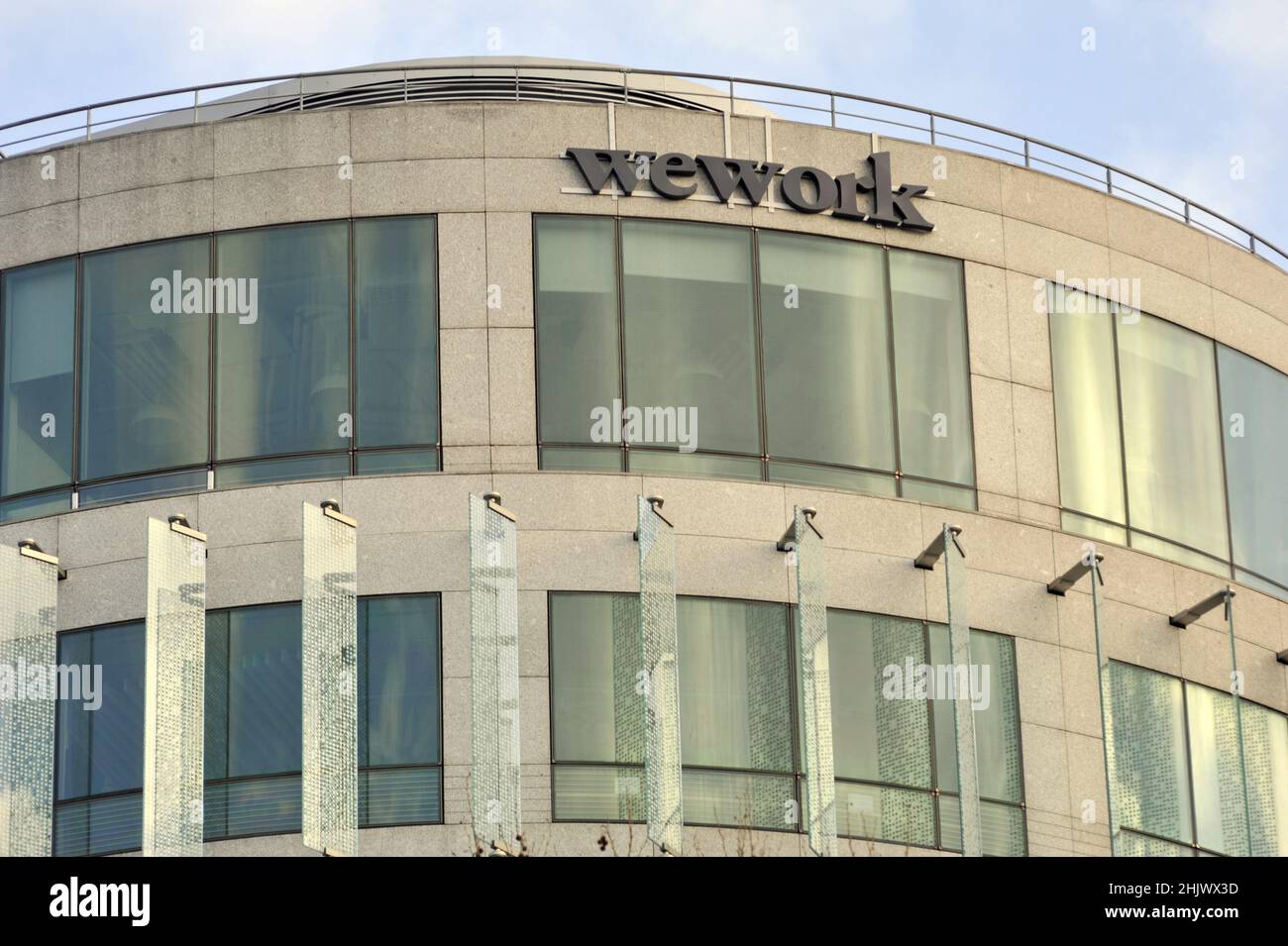 FRANCE.PARIS (75) 13TH ARRONDISSEMENT.AVENUE DE FRANCE.BÂTIMENT DE LA SOCIÉTÉ DE COWORKING WEWORK Banque D'Images