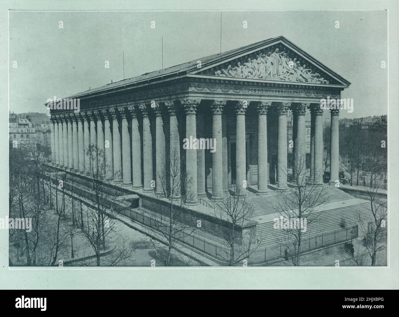 La Madeleine. Paris. France (1925) Banque D'Images