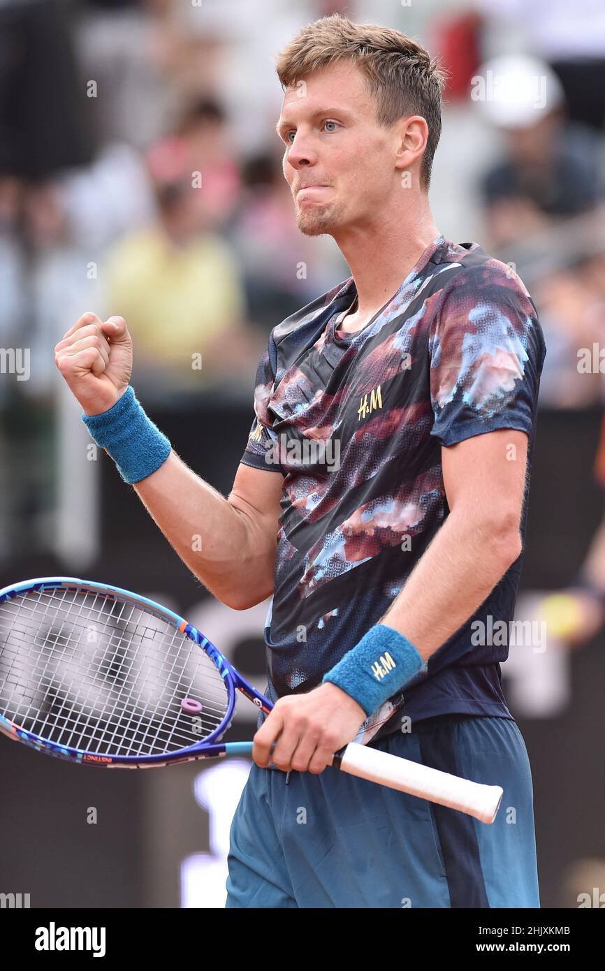 Le joueur de tennis tchèque Tomas Berdych pendant l'international de tennis  italien au Forum italien.Rome (Italie), 14th mai 2015 (photo de Massimo  Insabato/Mondadori Portfolio/Sipa USA Photo Stock - Alamy