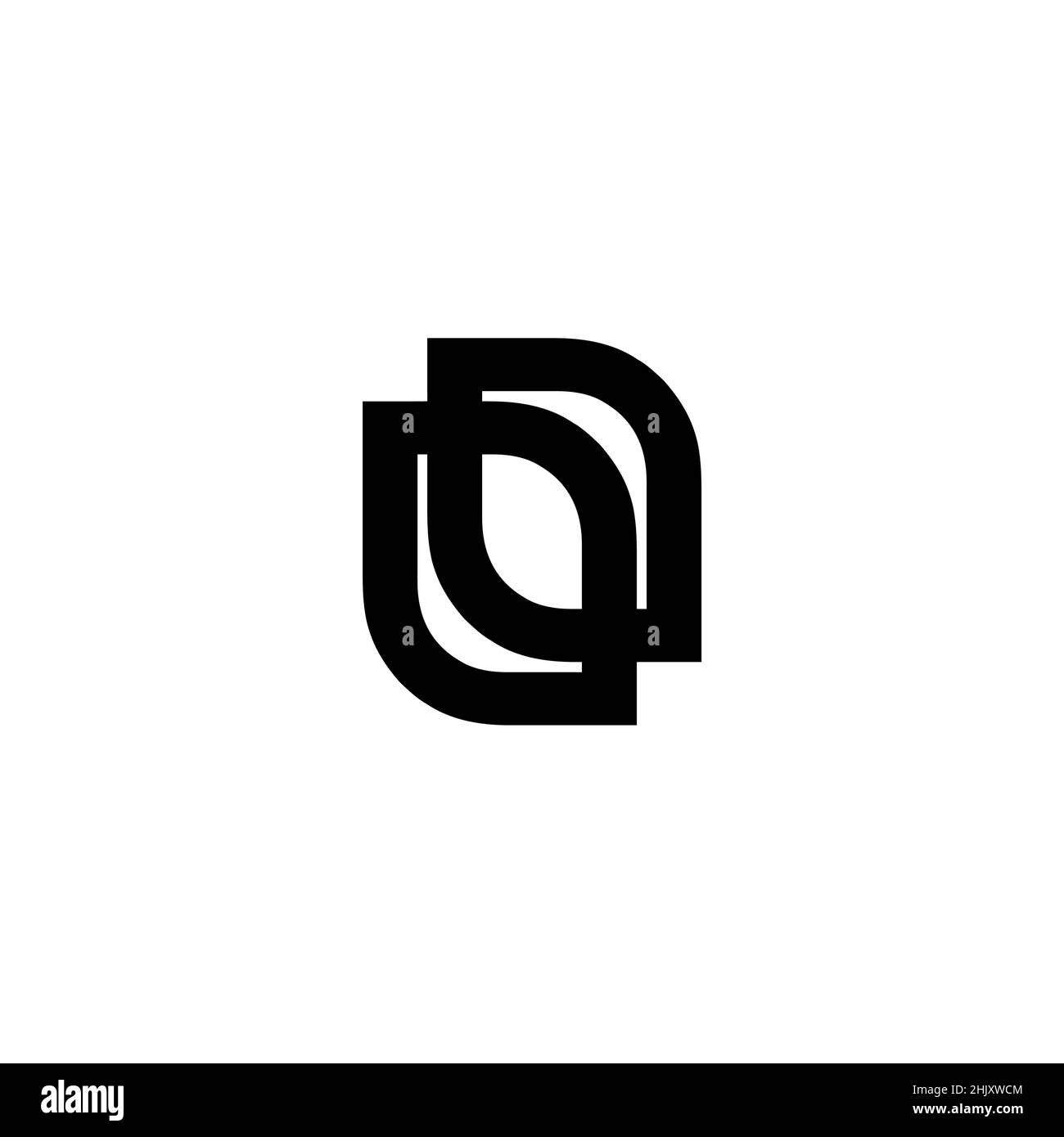 Logo commercial abstrait. Illustration de Vecteur