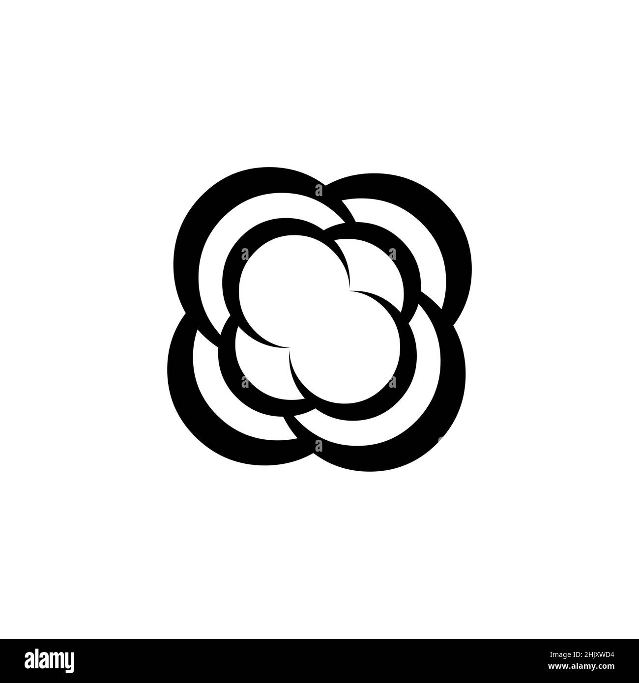 Logo commercial abstrait. Illustration de Vecteur