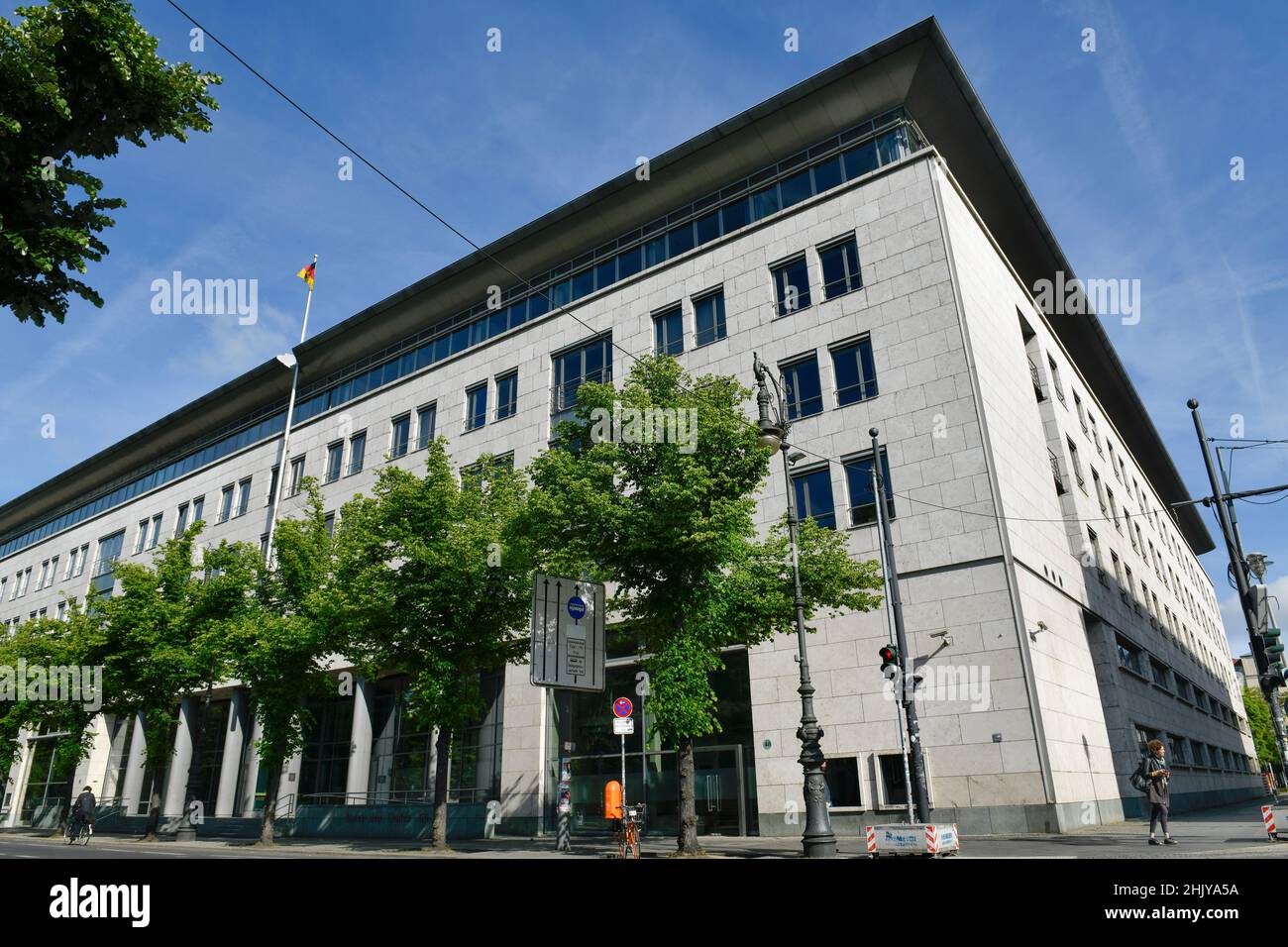 Zollernhof, Zweites Deutsches Fernsehen, ZDF, Hauptstadtstudio, Unter den Linden, Mitte, Berlin, Deutschland Banque D'Images