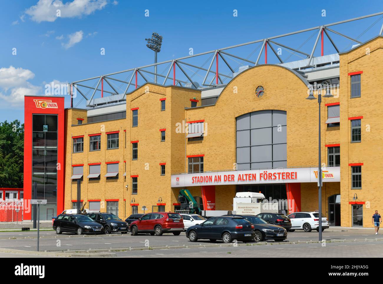 Stadion An der alten Försterei situé, 1. FC Union Berlin, Köpenick, Berlin, Deutschland, Treptow-Köpenick Banque D'Images