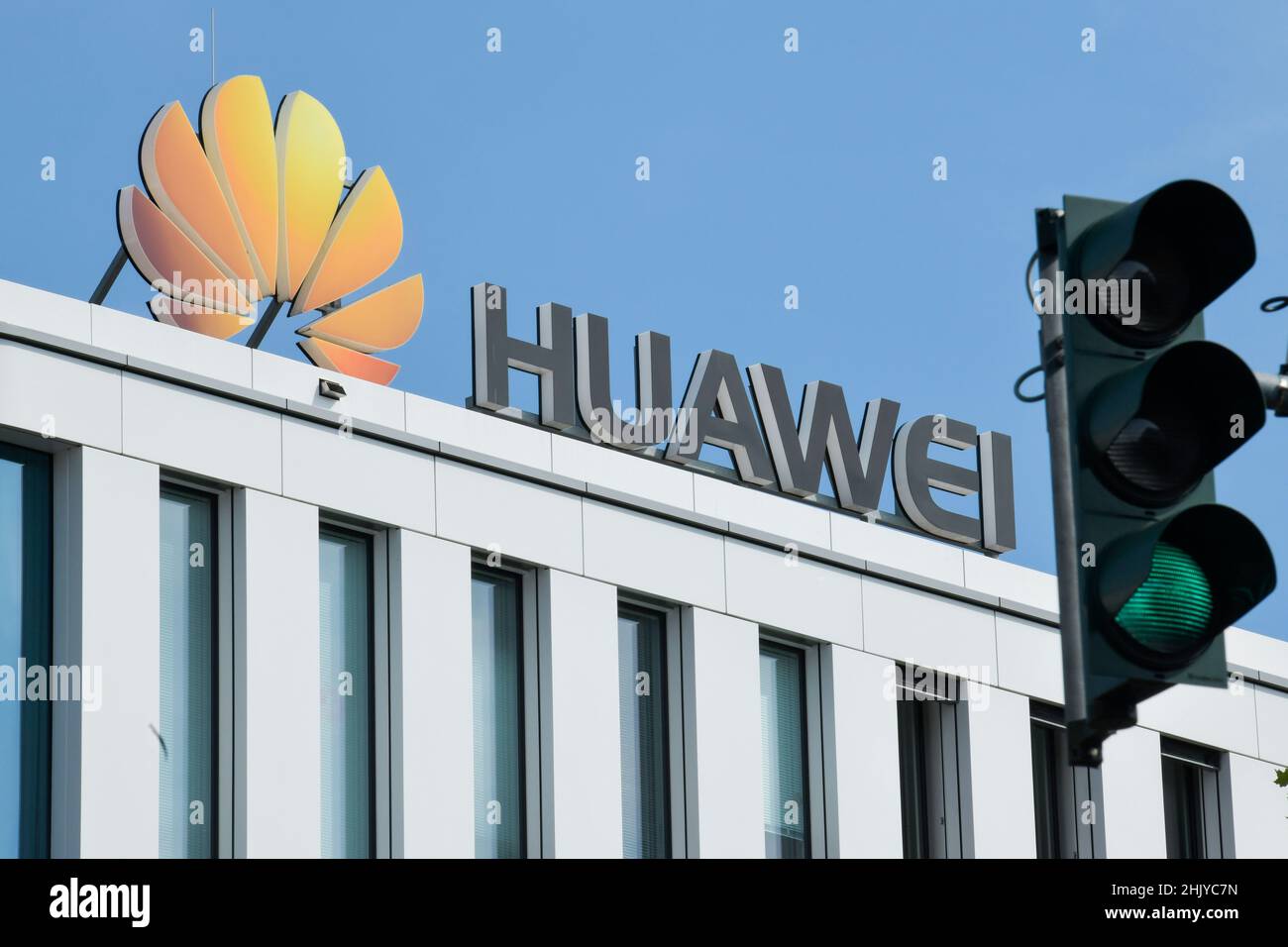 Huawei Technologies, Hansaallee, Düsseldorf, Nordrhein-Westfalen,  Deutschland Photo Stock - Alamy
