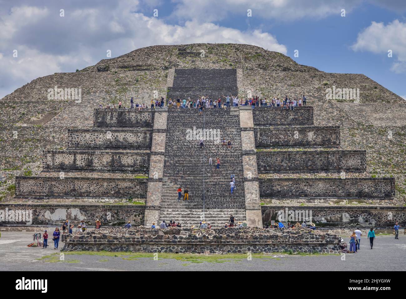 «Mondpyramide Piramide de la Luna', Ruinenstadt Teotihuacan, Mexique Banque D'Images