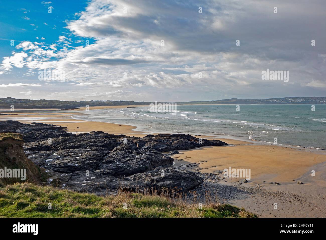 Gwithian plage cornwall Banque D'Images