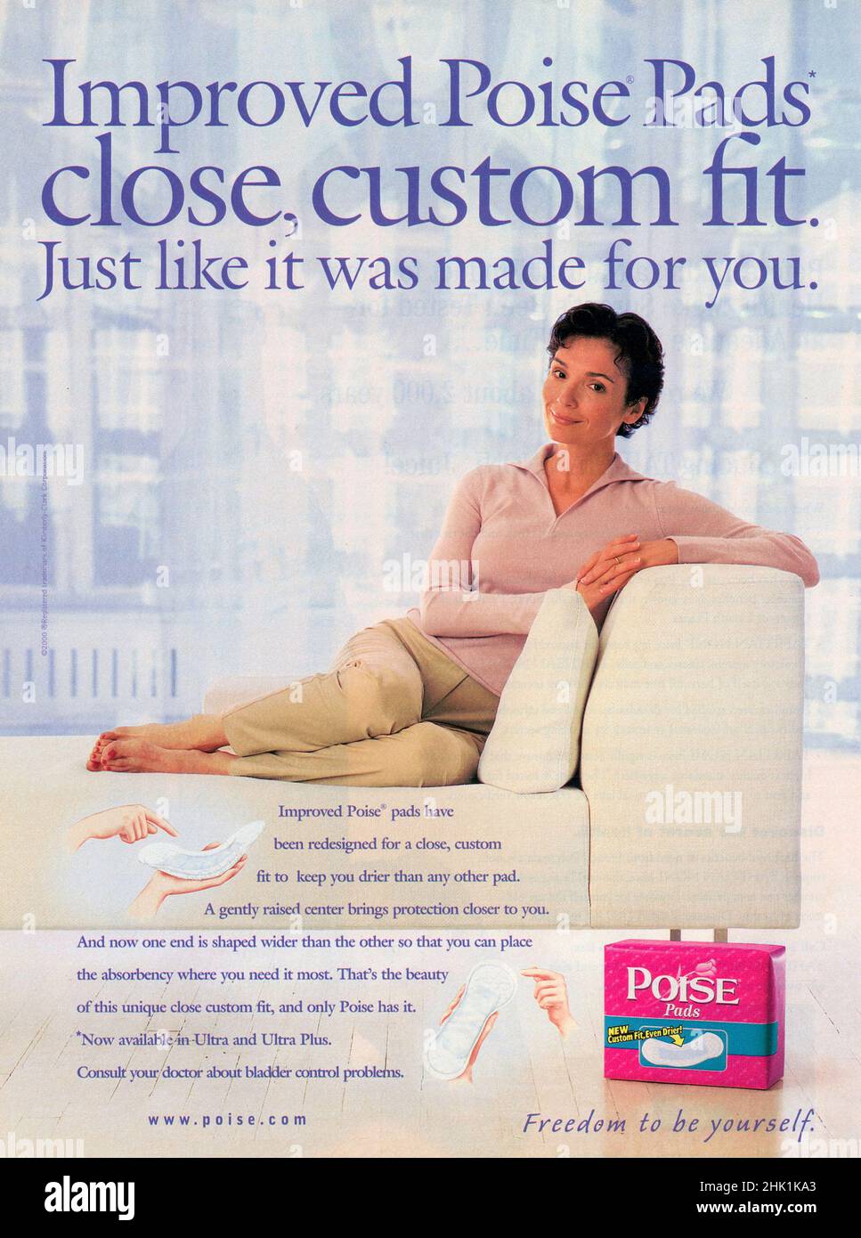 Publicité dans le numéro de septembre 2001 du magazine mensuel « Ladies Home Journal », États-Unis Banque D'Images