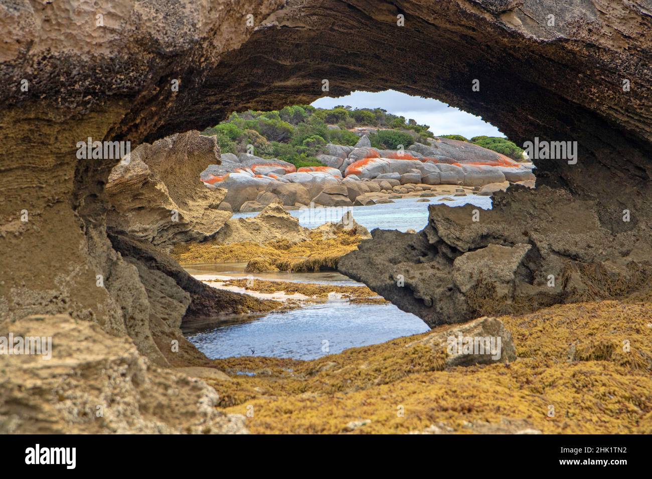 Arche de mer à Port Davies, île Flinders Banque D'Images