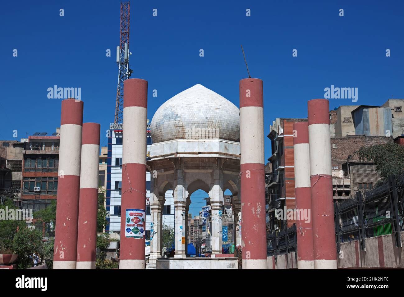 Chowk Yadgar à Peshawar, Pakistan Banque D'Images