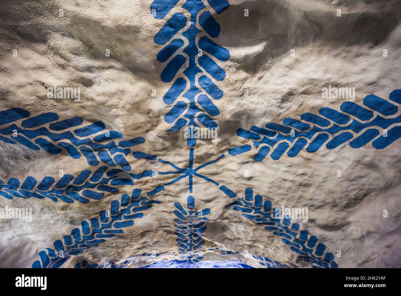 Suède, Stockholm, métro de Stockholm, station T-Centralen (usage éditorial uniquement) Banque D'Images