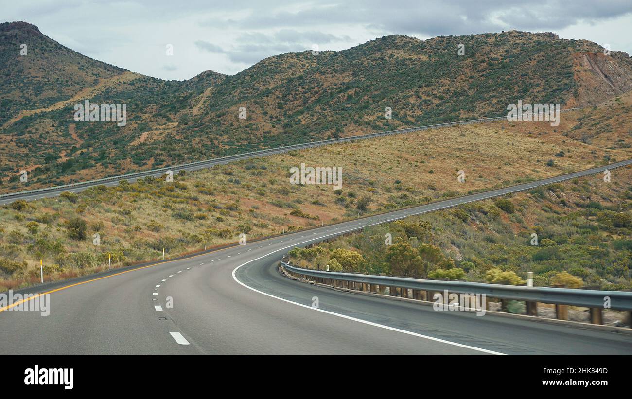 Vide Interstate 15 Freeway, Las Vegas Nevada Banque D'Images