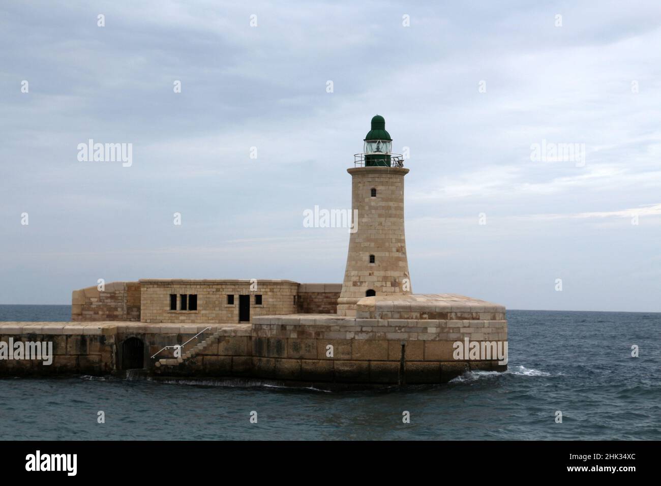 Phare de Saint-Elmo Valletta, Malte Banque D'Images