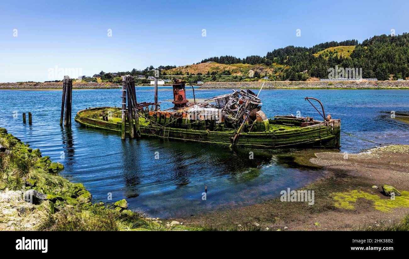 États-Unis, Oregon, Gold Beach, The Mary d.Hume Banque D'Images