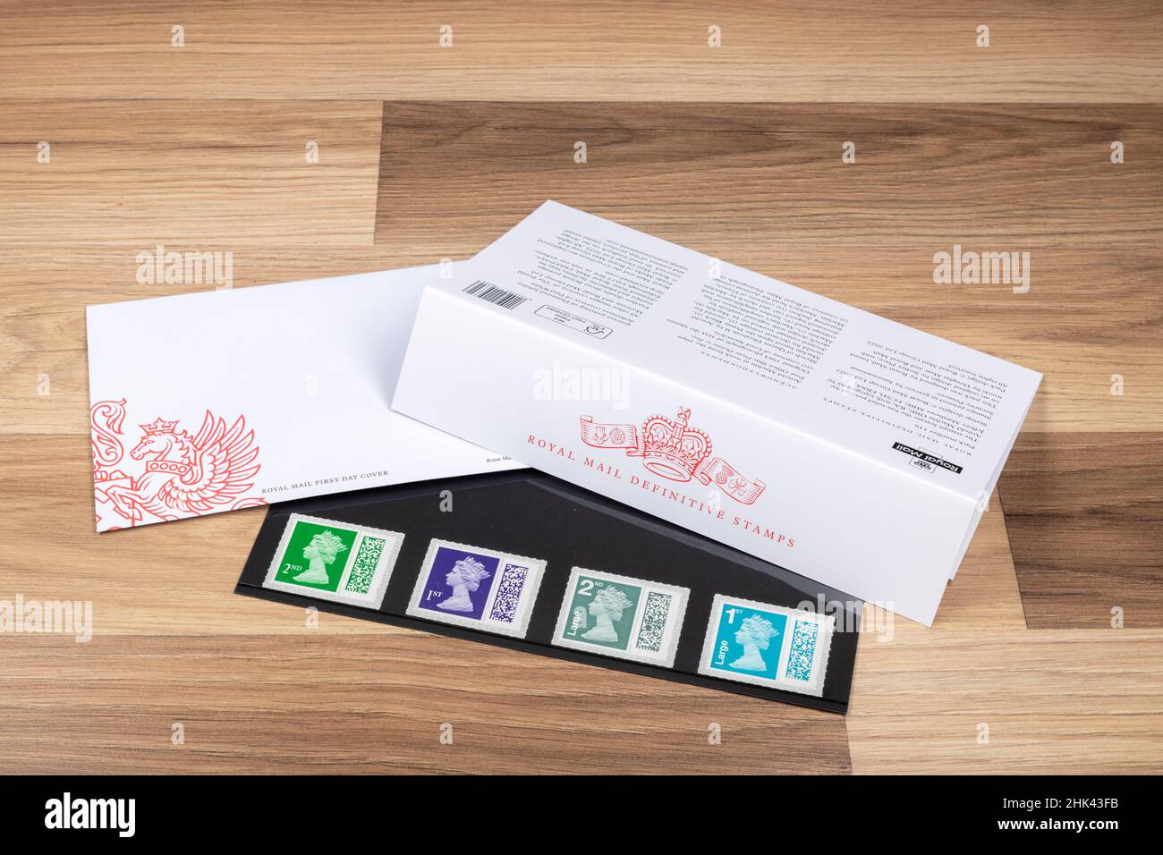 Torquay, Royaume-Uni.02 févr. 2022.Une nouvelle gamme de timbres-poste est disponible aujourd'hui au Royaume-Uni, la première à présenter des codes QR.Credit: Thomas Faull/Alamy Live News Banque D'Images