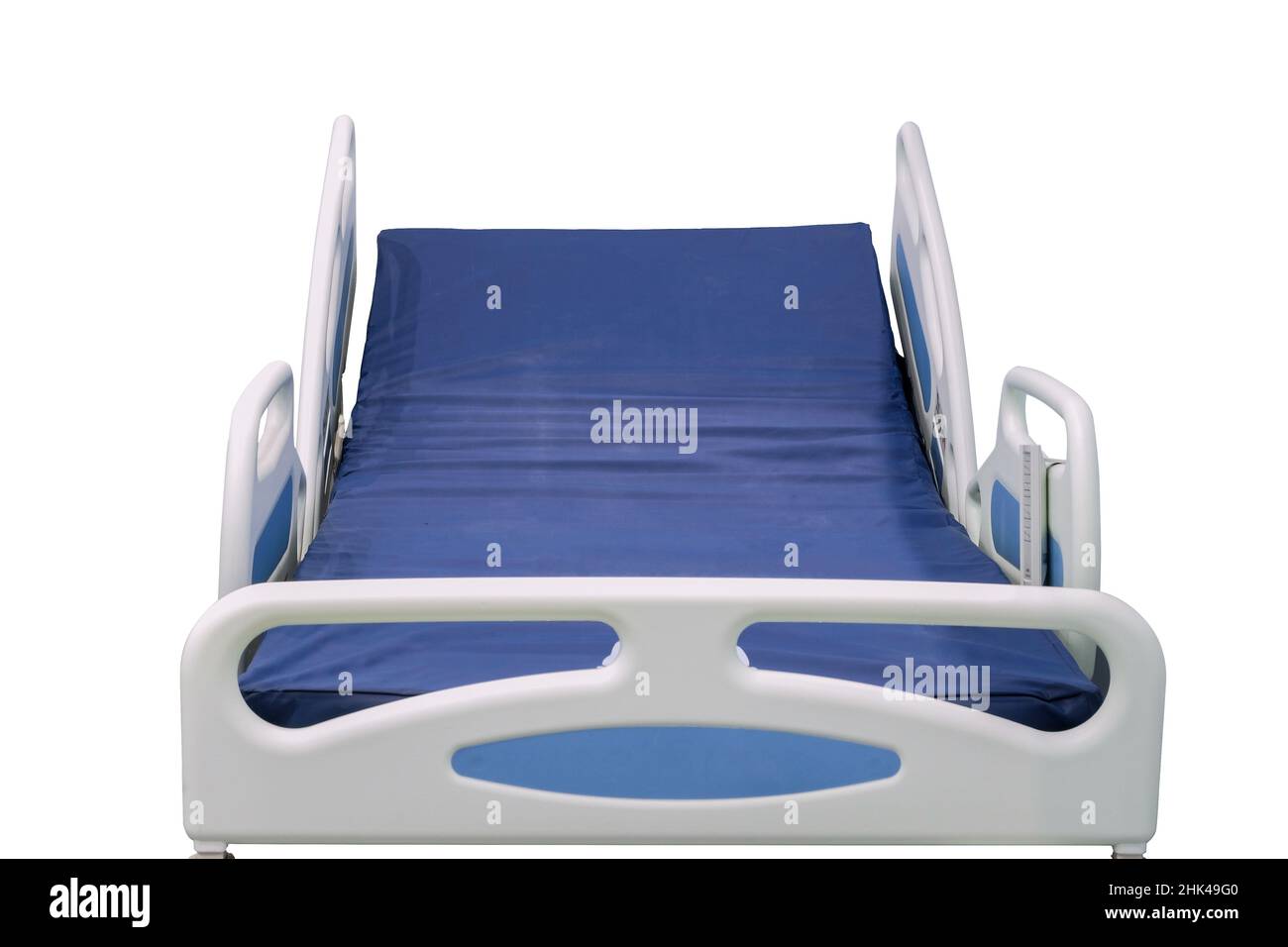 Le lit de patient moderne peut être utilisé à la fois à l'hôpital, en  clinique et à la maison, isolé sur fond blanc Photo Stock - Alamy