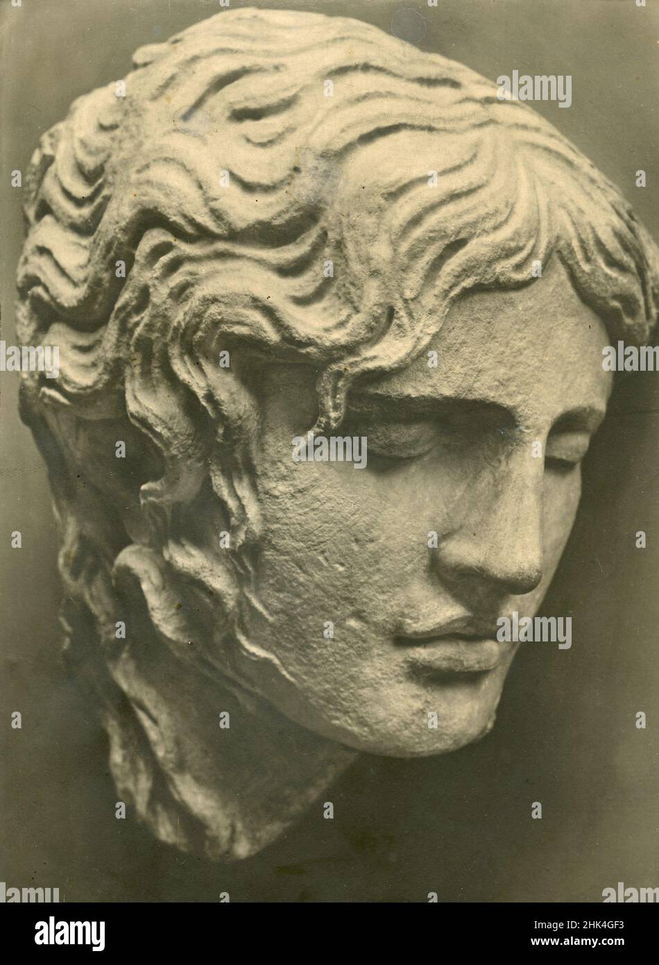Décès de Medusa, sculpture de la Grèce antique, Rome, Italie 1920s Banque D'Images