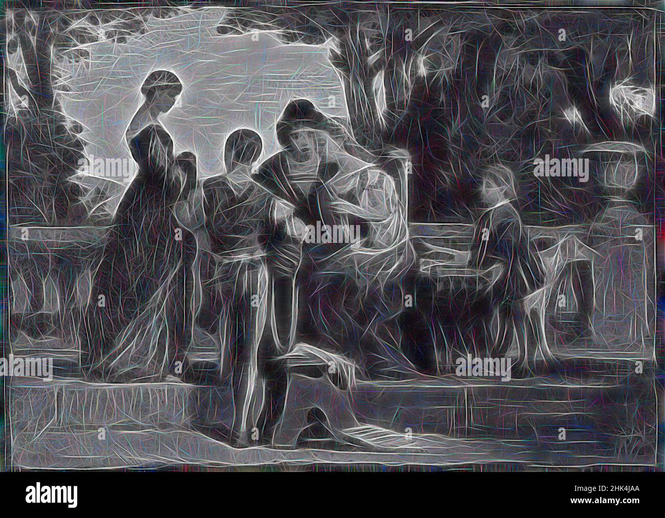 Inspiré par Study for the Music Party, Elihu Vedder, cuisine américaine, 1836-1923, huile sur toile, 1868, 8 5/16 x 11 3/8 po, 21,1 x 28,9 cm, repensé par Artotop. L'art classique réinventé avec une touche moderne. Conception de lumière chaleureuse et gaie, de luminosité et de rayonnement de lumière. La photographie s'inspire du surréalisme et du futurisme, embrassant l'énergie dynamique de la technologie moderne, du mouvement, de la vitesse et révolutionne la culture Banque D'Images Inspiré par Study for the Music Party, Elihu Vedder, cuisine américaine, 1836-1923, huile sur toile, 1868, 8 5/16 x 11 3/8 po, 21,1 x 28,9 cm, repensé par Artotop. L'art classique réinventé avec une touche moderne. Conception de lumière chaleureuse et gaie, de luminosité et de rayonnement de lumière. La photographie s'inspire du surréalisme et du futurisme, embrassant l'énergie dynamique de la technologie moderne, du mouvement, de la vitesse et révolutionne la culture Banque D'Images