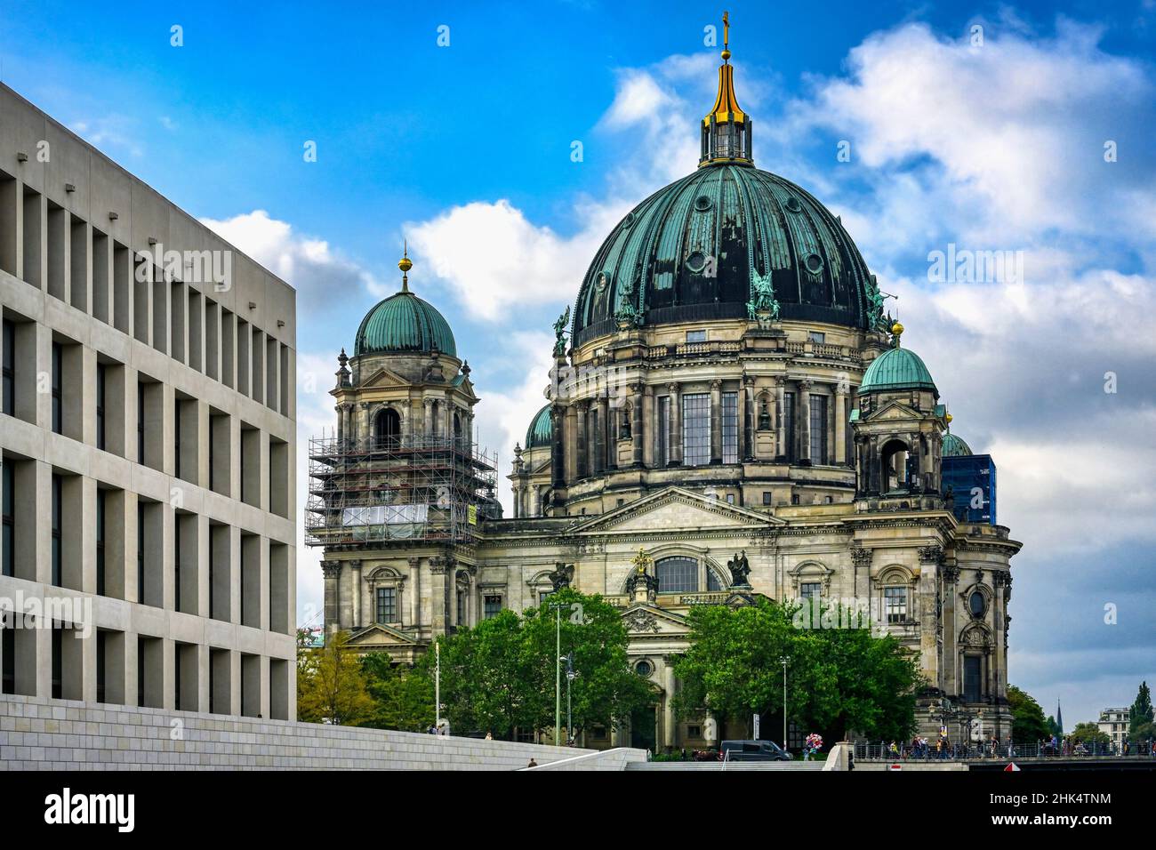 Cathédrale de Berlin, site classé au patrimoine mondial de l'UNESCO, Ile aux Musées, Unter den Linden, Berlin, Allemagne Banque D'Images