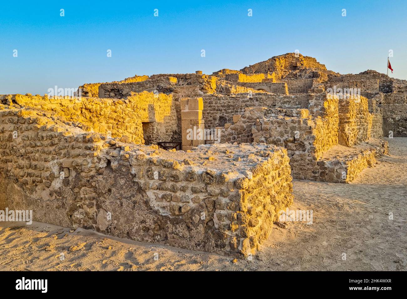 QAl'at al-Bahreïn (fort de Bahreïn), site du patrimoine mondial de l'UNESCO, Royaume de Bahreïn, Moyen-Orient Banque D'Images