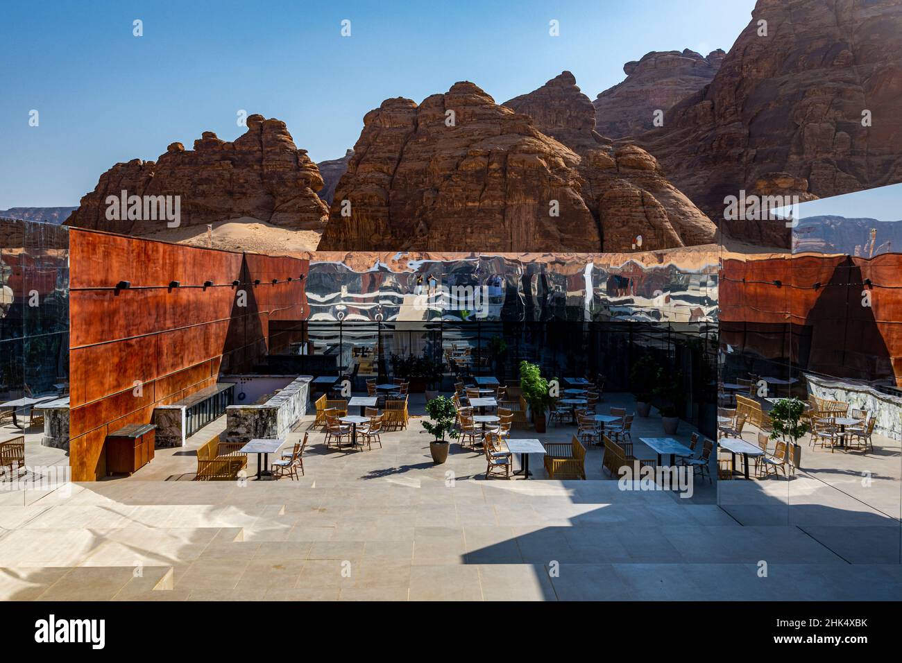 Salle de concert de Maraya, Al Ula, Royaume d'Arabie saoudite, Moyen-Orient Banque D'Images