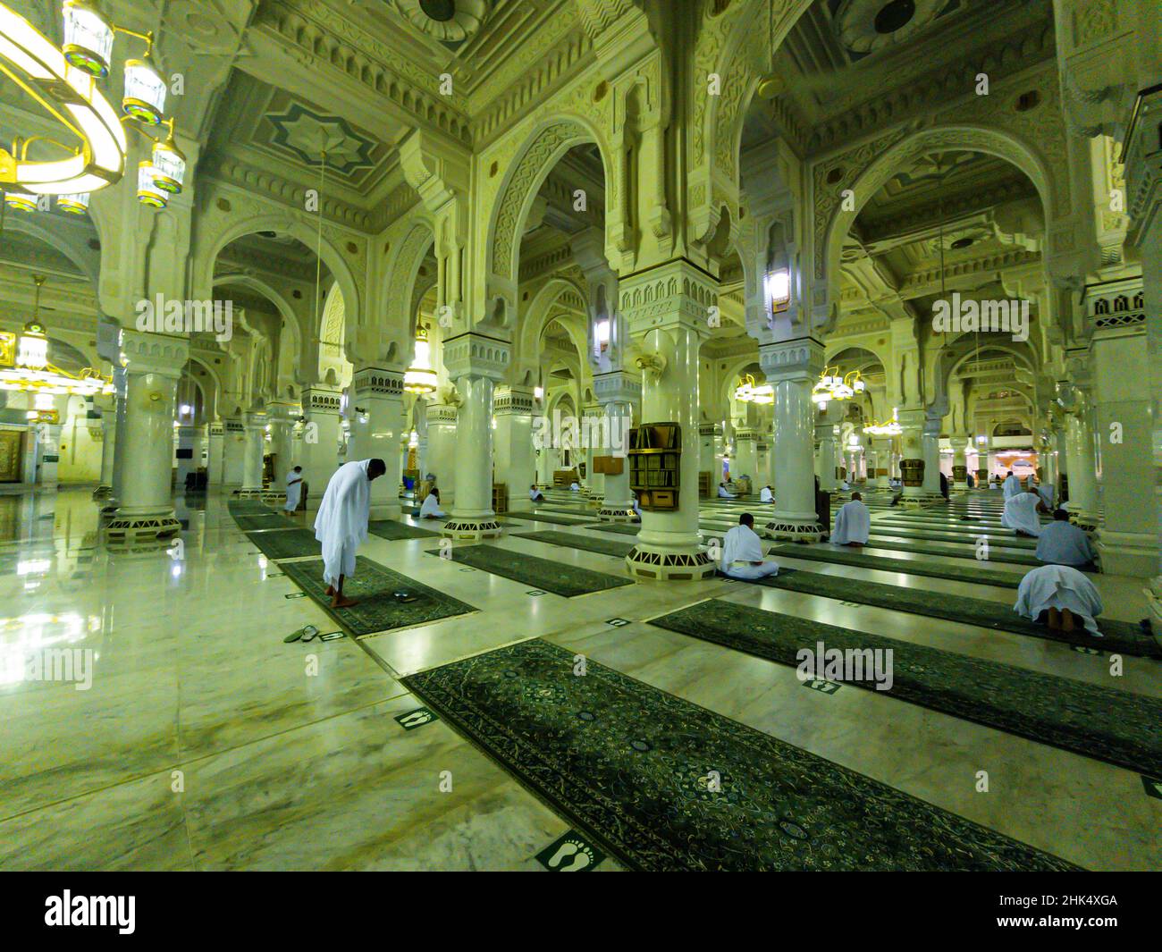 Mosquée du roi Fahd, Mekka (la Mecque), Royaume d'Arabie saoudite, Moyen-Orient Banque D'Images