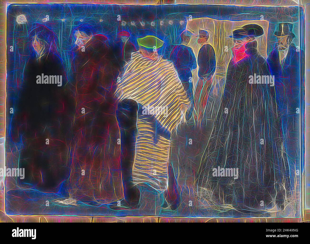 Inspiré par Spanish Sketch monté dans Scrap Book, Edward Penfield, américain, 1866-1925, Aquarelle sur graphite sur papier monté dans le livre de rebut, ca. 1911, feuille, dépliée: 9 1/4 x 15 1/8 po., 23,5 x 38,4 cm, revisitée par Artotop. L'art classique réinventé avec une touche moderne. Conception de lumière chaleureuse et gaie, de luminosité et de rayonnement de lumière. La photographie s'inspire du surréalisme et du futurisme, embrassant l'énergie dynamique de la technologie moderne, du mouvement, de la vitesse et révolutionne la culture Banque D'Images