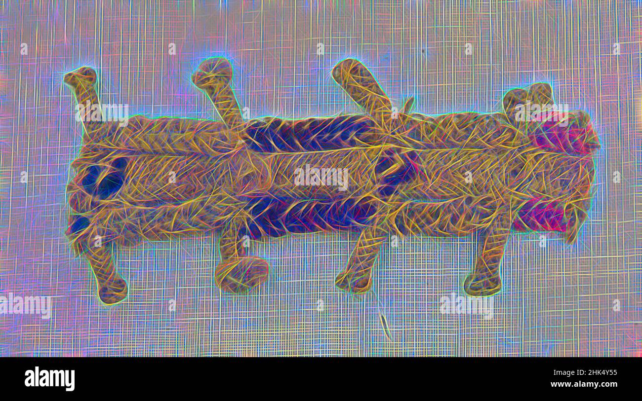 Inspiré par la ceinture, fragment ou serre-tête, fragment, fibre végétale, laine polaire, 800 B.C. E.-600 C.E., période intermédiaire précoce, 1 3/8 x 2 3/4 po., 3,5 x 7 cm, repensé par Artotop. L'art classique réinventé avec une touche moderne. Conception de lumière chaleureuse et gaie, de luminosité et de rayonnement de lumière. La photographie s'inspire du surréalisme et du futurisme, embrassant l'énergie dynamique de la technologie moderne, du mouvement, de la vitesse et révolutionne la culture Banque D'Images