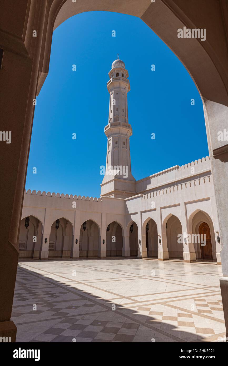Mosquée du Sultan Qaboos, Salalah, Oman, Moyen-Orient Banque D'Images