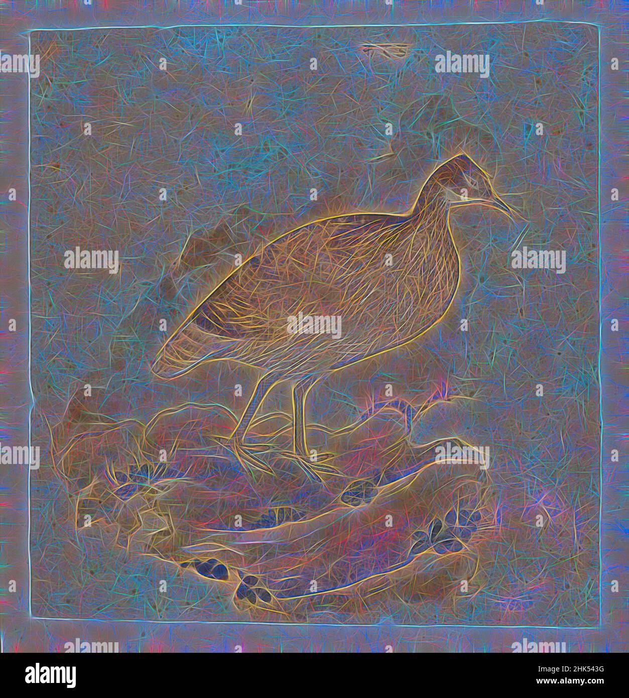 Inspiré par Un oiseau, peut-être un Grouse, Indien, encre et couleur sur papier, ca. 1760, feuille: 5 3/4 x 5 1/2 po., 14,6 x 14,0 cm, revisitée par Artotop. L'art classique réinventé avec une touche moderne. Conception de lumière chaleureuse et gaie, de luminosité et de rayonnement de lumière. La photographie s'inspire du surréalisme et du futurisme, embrassant l'énergie dynamique de la technologie moderne, du mouvement, de la vitesse et révolutionne la culture Banque D'Images