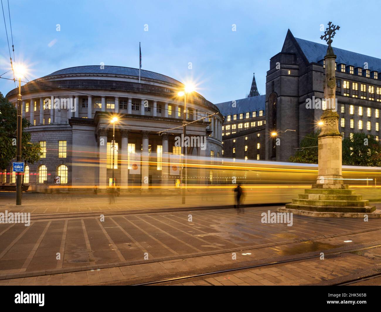 St. Peters Square, Manchester, Angleterre, Royaume-Uni, Europe Banque D'Images