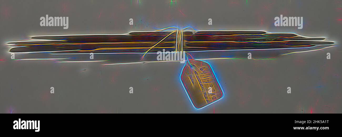 Inspiré par 9 arbres de broche ou fusées, bois, le plus long: 1/16 x 1/16 x 9 po., 0,2 x 0,2 x 22,9 cm, repensé par Artotop. L'art classique réinventé avec une touche moderne. Conception de lumière chaleureuse et gaie, de luminosité et de rayonnement de lumière. La photographie s'inspire du surréalisme et du futurisme, embrassant l'énergie dynamique de la technologie moderne, du mouvement, de la vitesse et révolutionne la culture Banque D'Images