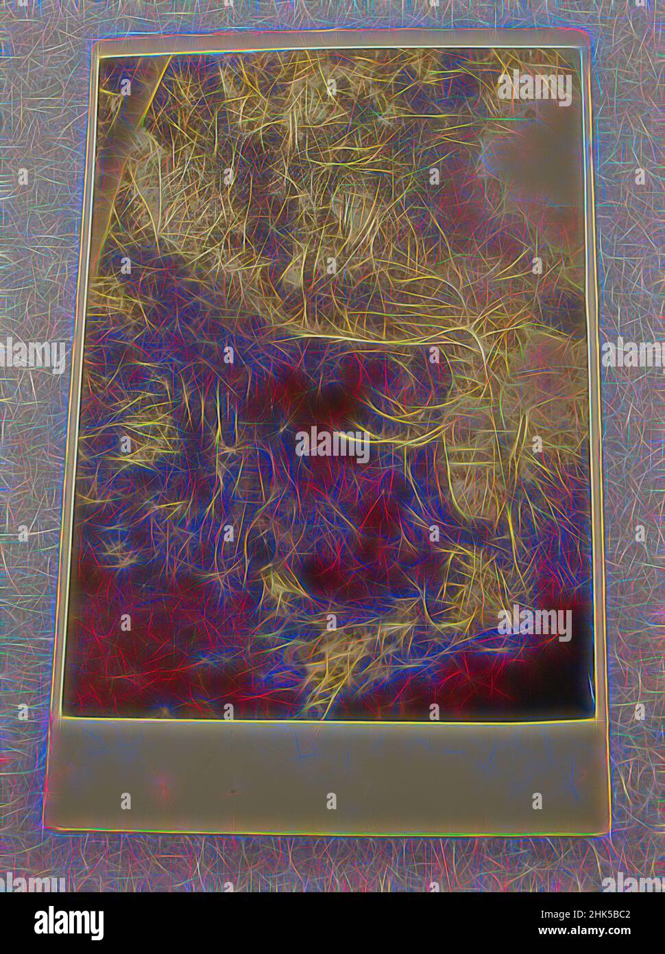 Inspiré par la vue du Japon, photographie en argent d'albumine montée sur, Japon, fin 19th-début 20th siècle, avec montage: 4 3/16 x 6 7/16 po., 10,6 x 16,3 cm, réimaginé par Artotop. L'art classique réinventé avec une touche moderne. Conception de lumière chaleureuse et gaie, de luminosité et de rayonnement de lumière. La photographie s'inspire du surréalisme et du futurisme, embrassant l'énergie dynamique de la technologie moderne, du mouvement, de la vitesse et révolutionne la culture Banque D'Images