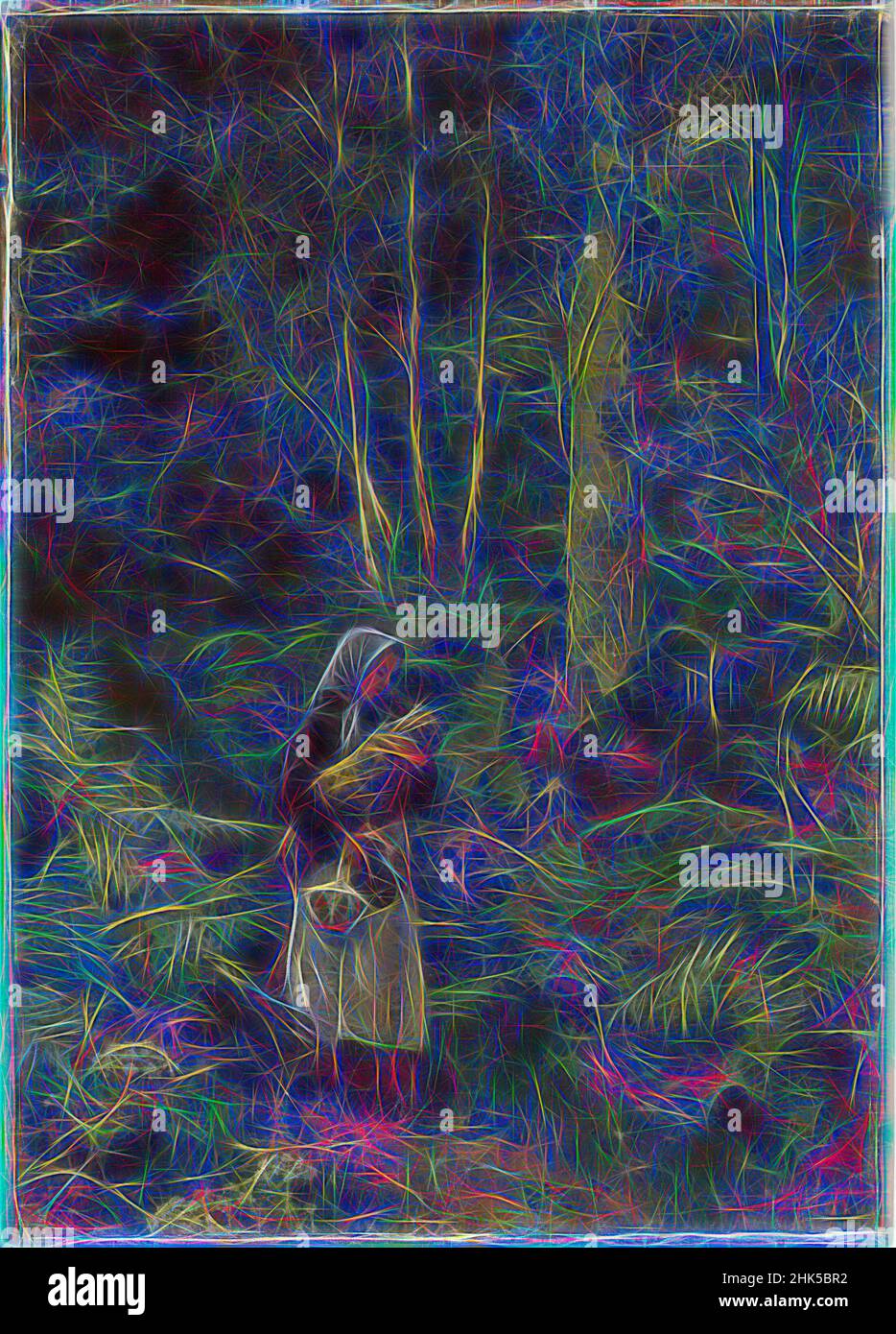Inspirée par un Babe dans les Bois, Lady Laura Theresa Alma-Tadema, britannique, 1852-1909, huile sur toile montée sur panneau, Angleterre, ca. 1879-1880, 12 1/4 x 9 po, 31,1 x 22,9 cm, seul, bébé, enfant, pays, Européen, fougères, forêt, innocence, paysage, luxuriant, mère, mère et enfant, plein air, chemin, Repensé par Artotop. L'art classique réinventé avec une touche moderne. Conception de lumière chaleureuse et gaie, de luminosité et de rayonnement de lumière. La photographie s'inspire du surréalisme et du futurisme, embrassant l'énergie dynamique de la technologie moderne, du mouvement, de la vitesse et révolutionne la culture Banque D'Images