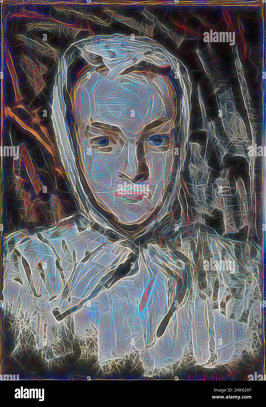 Inspiré par Marie Cézanne, sœur de l'artiste (recto), mère de l'artiste (verso), Paul Cézanne, français, 1839–1906, 1866–67, Huile sur toile, fabriquée à Aix, Bouches-du-Rhône, Europe occidentale, France, Europe, peintures, 22 x 15 1/2 po. (55,9 x 39,4 cm, repensé par Artotop. L'art classique réinventé avec une touche moderne. Conception de lumière chaleureuse et gaie, de luminosité et de rayonnement de lumière. La photographie s'inspire du surréalisme et du futurisme, embrassant l'énergie dynamique de la technologie moderne, du mouvement, de la vitesse et révolutionne la culture Banque D'Images