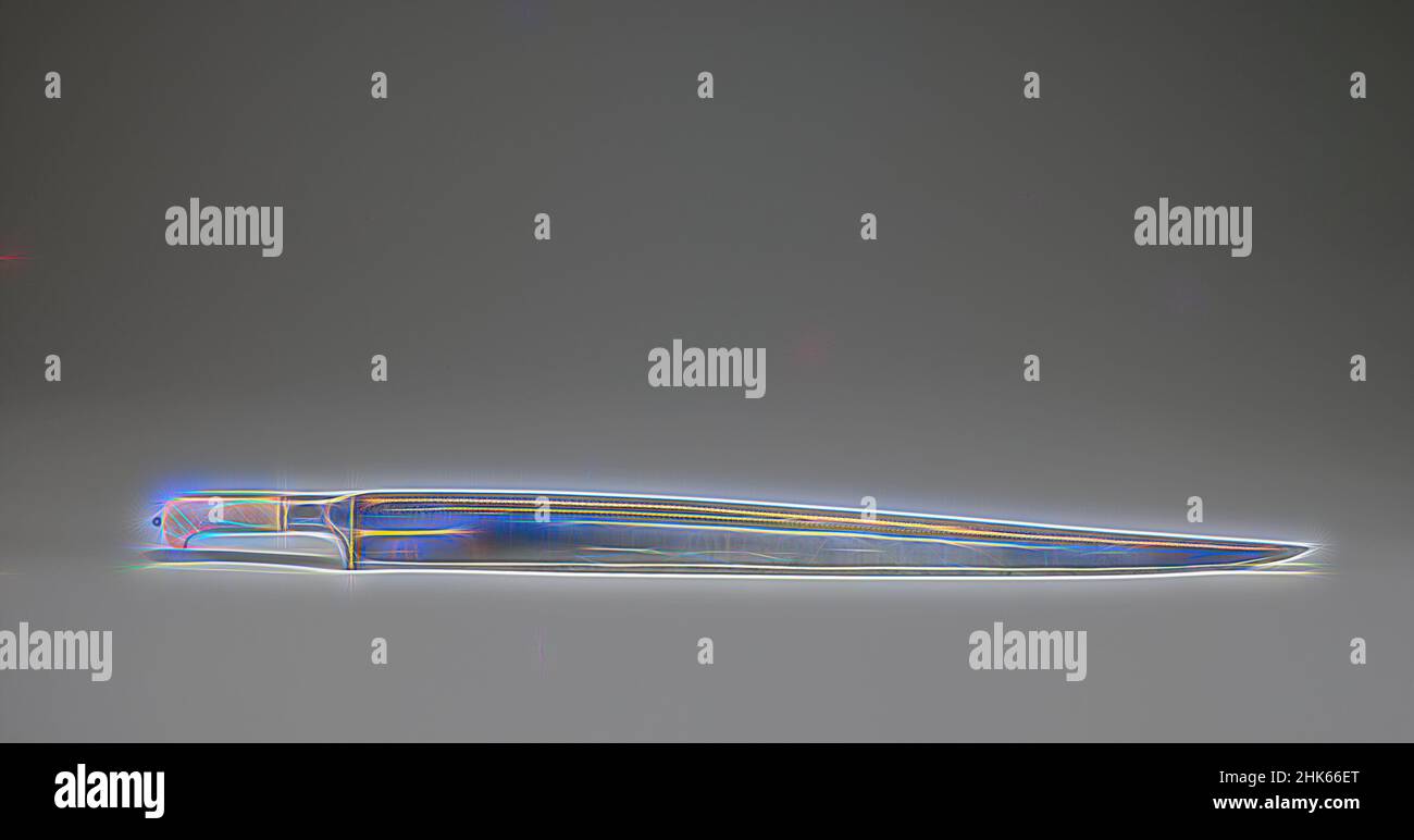 Inspiré par Sword, époque ottomane, 1281–1924, 18th Century, acier avec revêtement or et ivoire, fabriqué en Anatolie, Turquie, Asie, armes et armure, longueur : 32 po (81,3 cm, repensé par Artotop. L'art classique réinventé avec une touche moderne. Conception de lumière chaleureuse et gaie, de luminosité et de rayonnement de lumière. La photographie s'inspire du surréalisme et du futurisme, embrassant l'énergie dynamique de la technologie moderne, du mouvement, de la vitesse et révolutionne la culture Banque D'Images