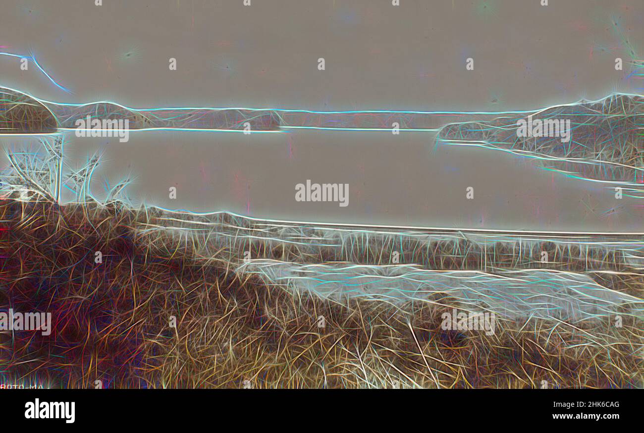 Inspiré par Roto-ma, studio Burton Brothers, studio de photographie, vers 1886, Dunedin, Photographie, revisitée par Artotop. L'art classique réinventé avec une touche moderne. Conception de lumière chaleureuse et gaie, de luminosité et de rayonnement de lumière. La photographie s'inspire du surréalisme et du futurisme, embrassant l'énergie dynamique de la technologie moderne, du mouvement, de la vitesse et révolutionne la culture Banque D'Images