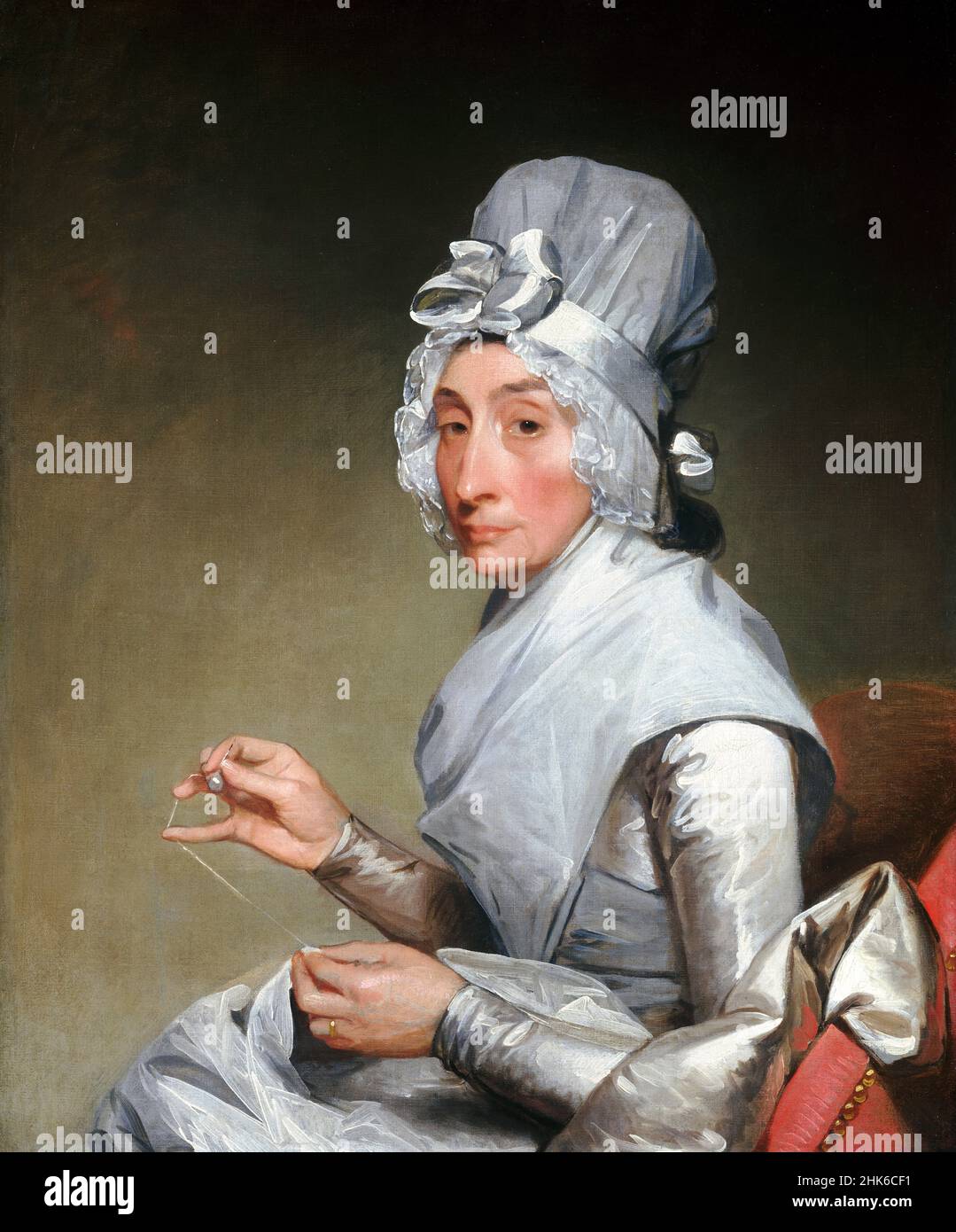 Catherine Brass Yates (MmeRichard Yates) par Gilbert Stuart (1755-1828), huile sur toile, 1793/4 Banque D'Images