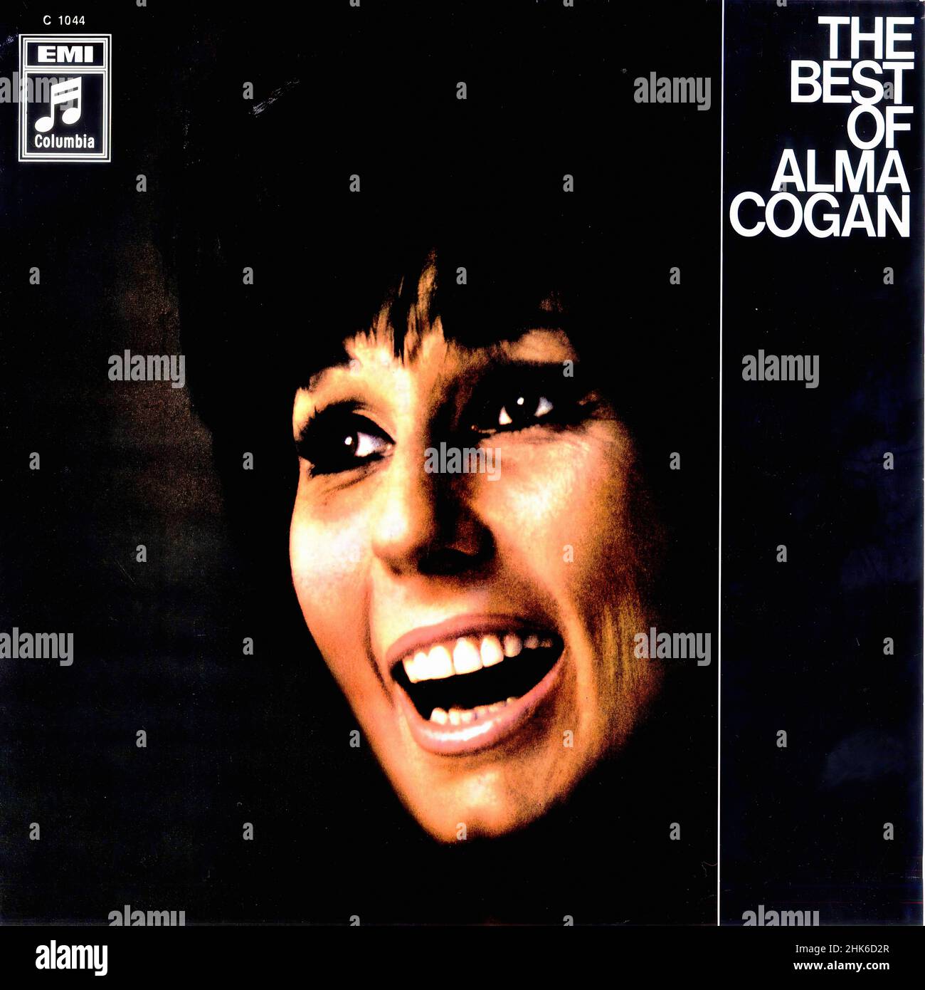 Couverture Vintage vinyle - Cogan, Alma - le meilleur de Banque D'Images