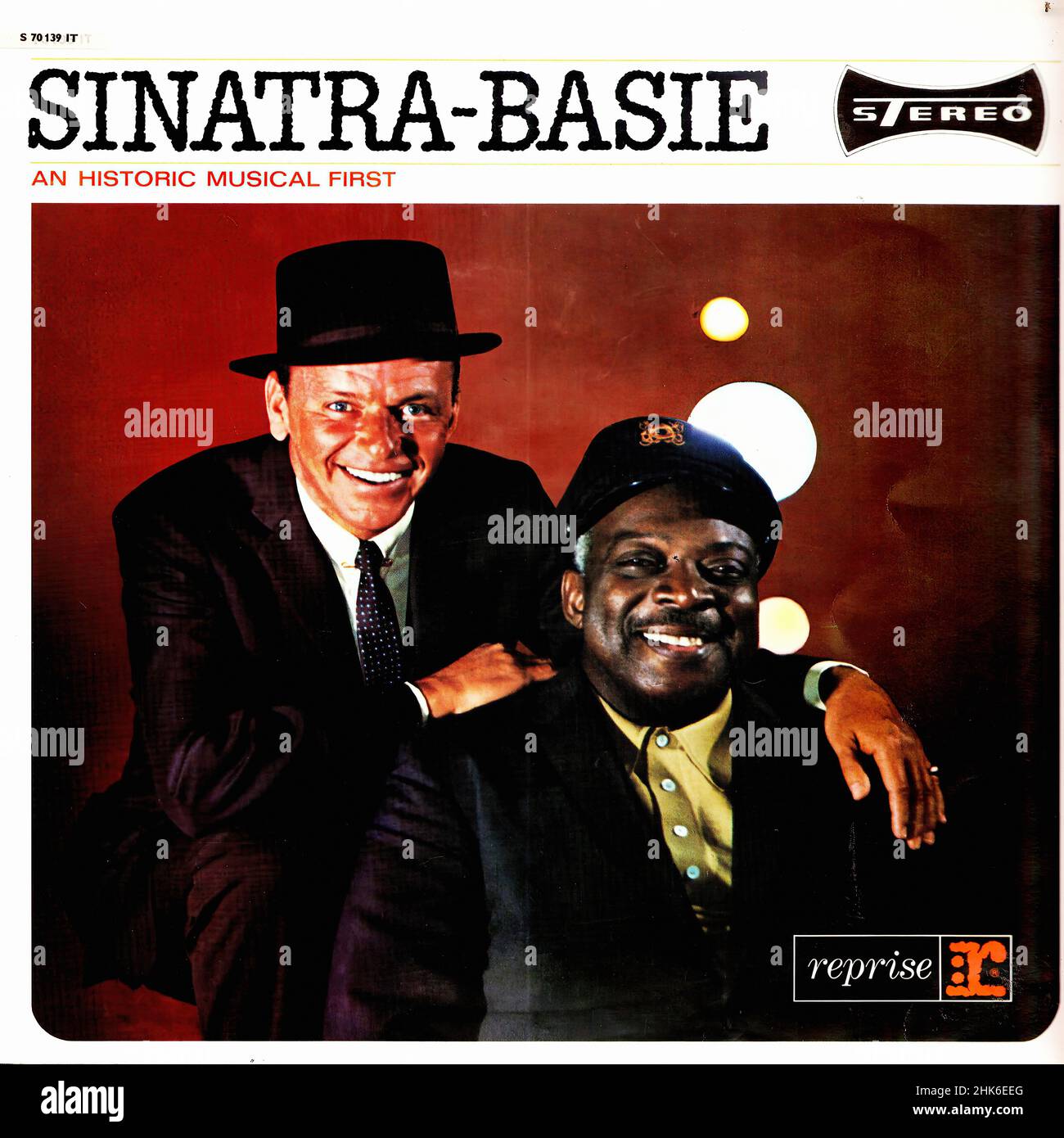 Couverture Vintage Vintage Vinyl record - Sinatra, Frank - & Count Basie - D - 1963 K. Banque D'Images