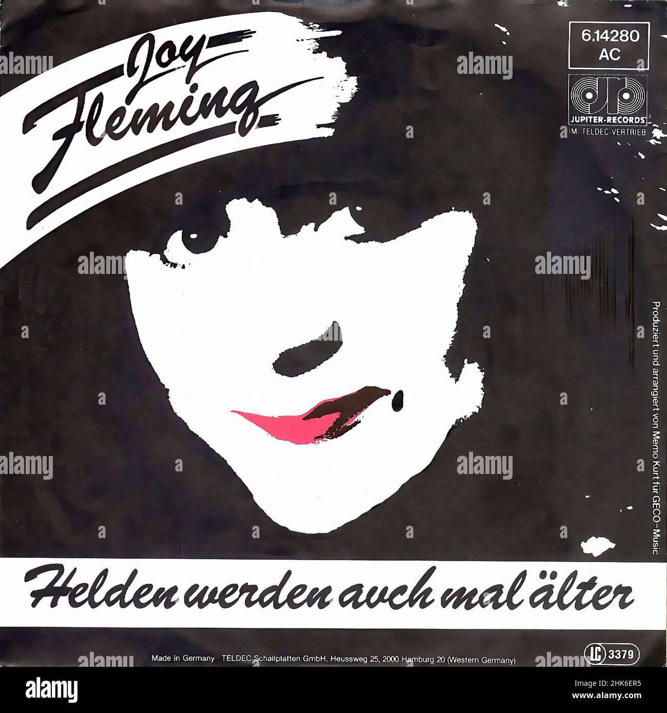 Couverture Vintage vinyle - Fleming, Joy - Helden werden auch mal älter - D - 1984 h. Banque D'Images