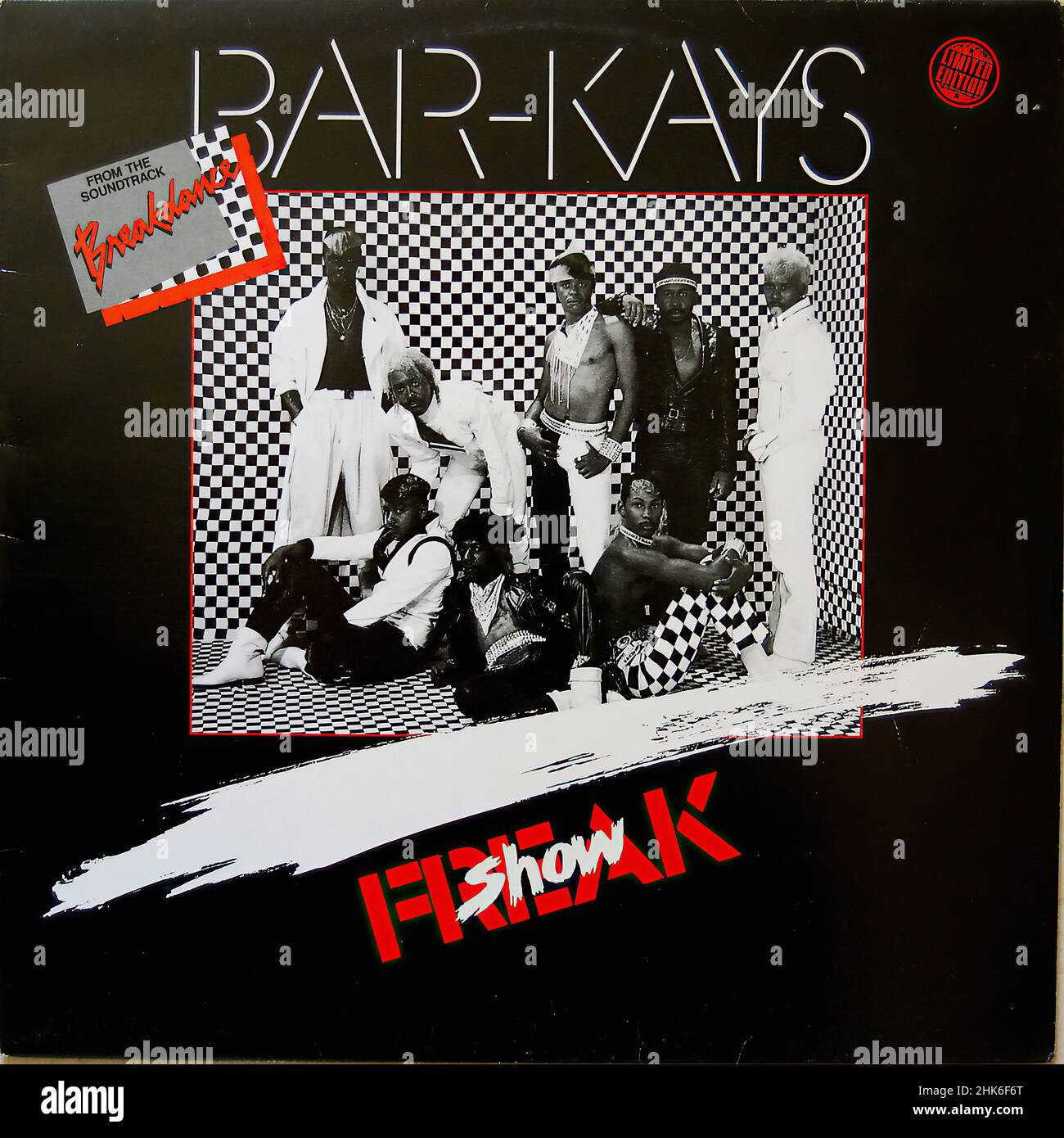 Couverture Vintage Vinyl record - Bar Kays - Freak Show Banque D'Images