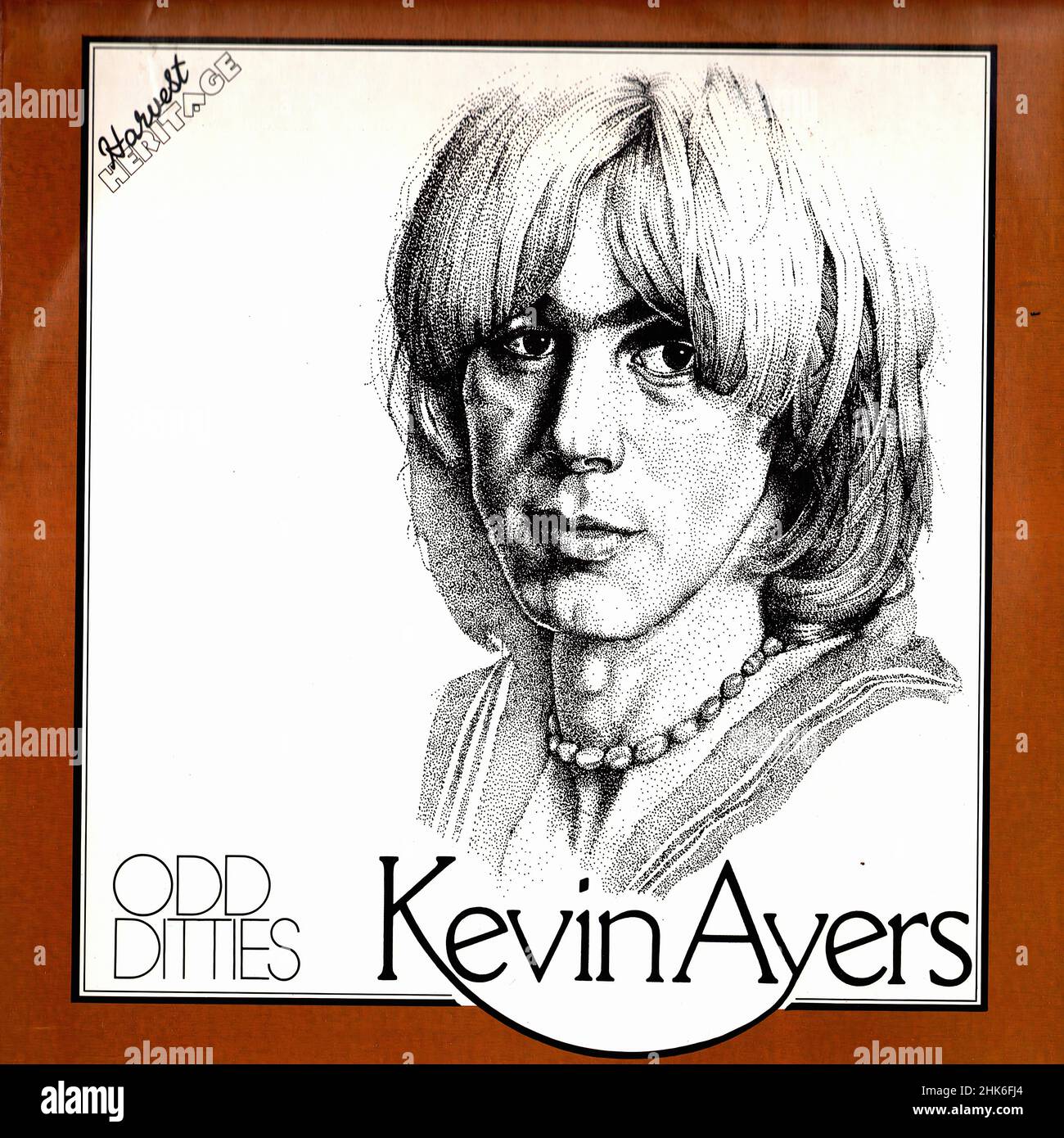 Couverture Vintage vinyle - Ayers, Kevin - Oddities - NL - 1976 Banque D'Images