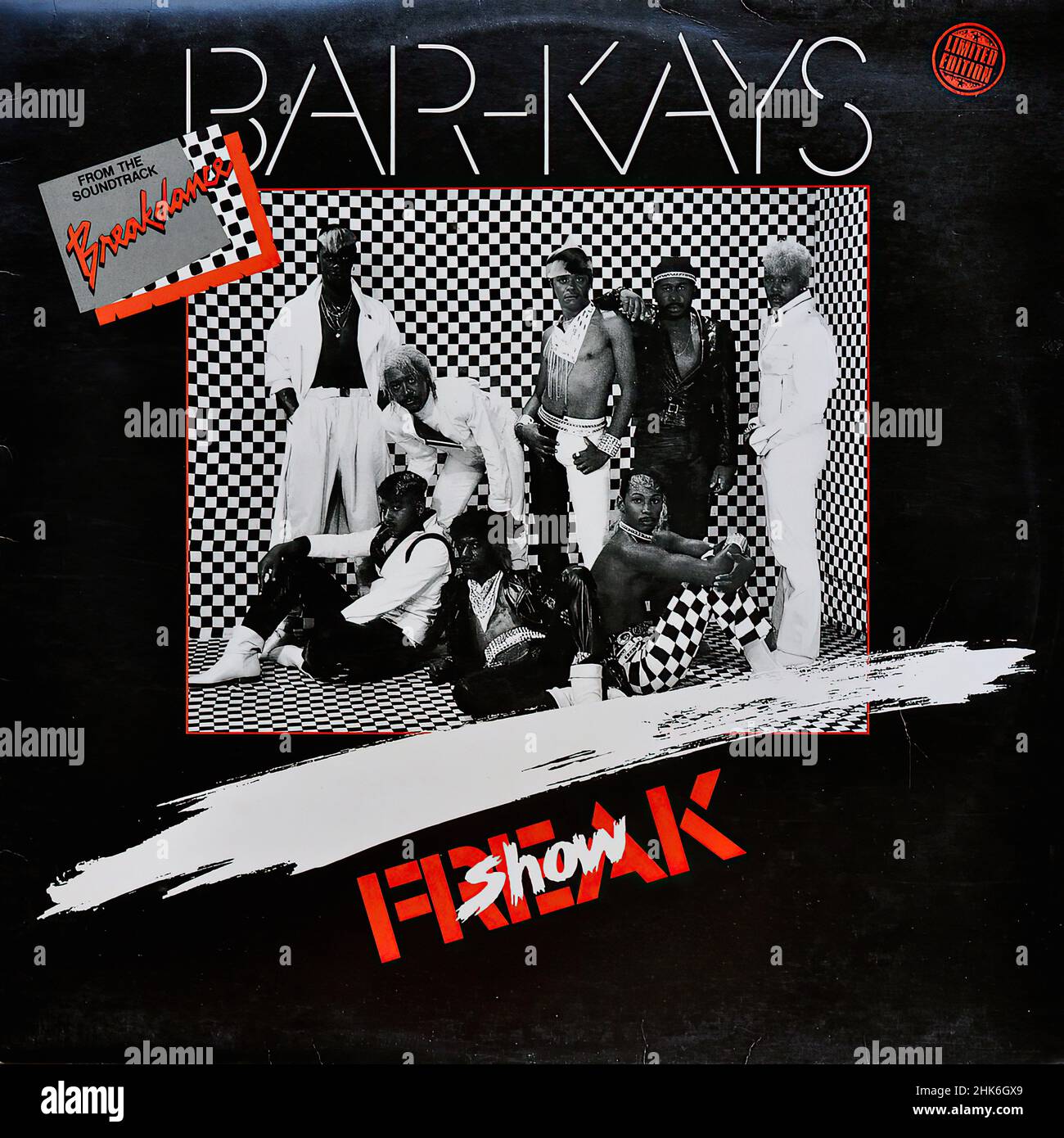 Couverture Vintage Vintage Vinyl record - Bar-Kays - Freak Show [1984] Banque D'Images