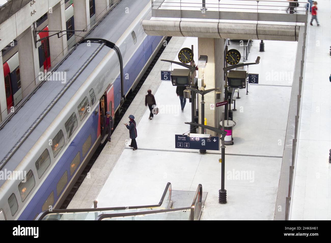 Aéroport Charles de Gaulle à Paris France Banque D'Images