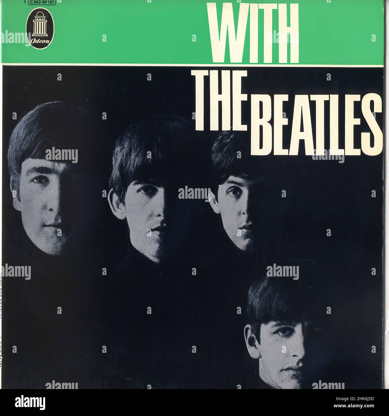 Vintage vinyle record couverture - 1963 - Beatles, le - avec les Beatles - G - fin 60s numéro Banque D'Images